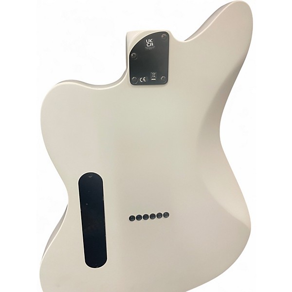 Used Fender Jim Root Signature Jazzmaster White Solid Body Electric Guitar