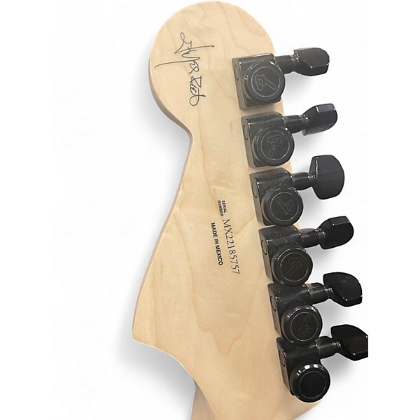 Used Fender Jim Root Signature Jazzmaster White Solid Body Electric Guitar