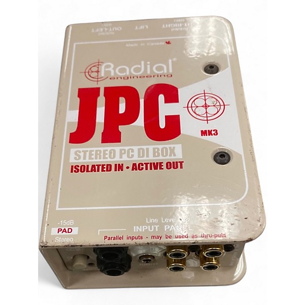 Used Radial Engineering JPC STEREO PC DI BOX Direct Box