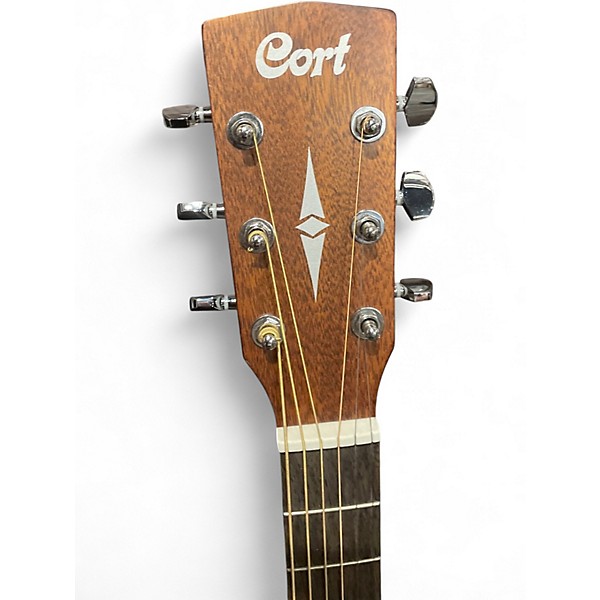 Used Cort earth60 op Natural Acoustic Guitar
