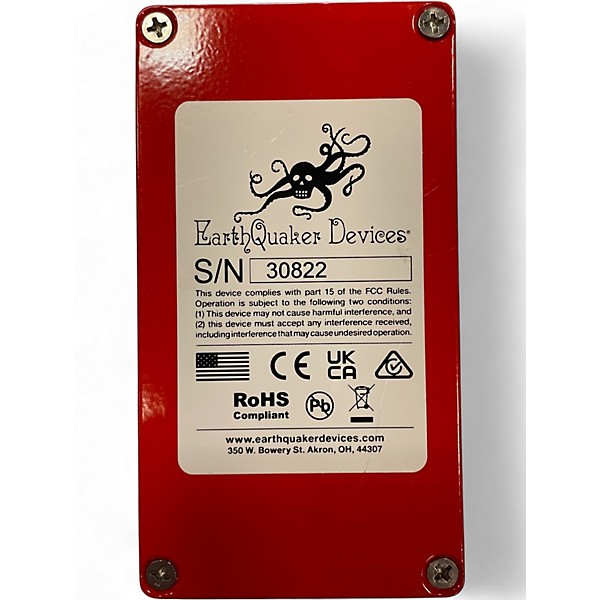 Used EarthQuaker Devices Afterneath Reverb Effect Pedal