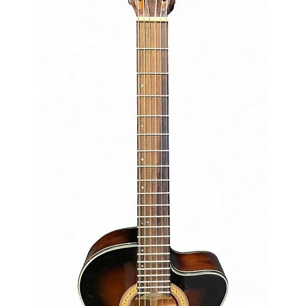 Used Ibanez GA35TCE BROWN BURST Classical Acoustic Electric Guitar