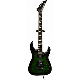 Used Jackson Dinky JS32Q DKA Arch Top Electric Guitar TRANS GREEN BURST Solid Body Electric Guitar