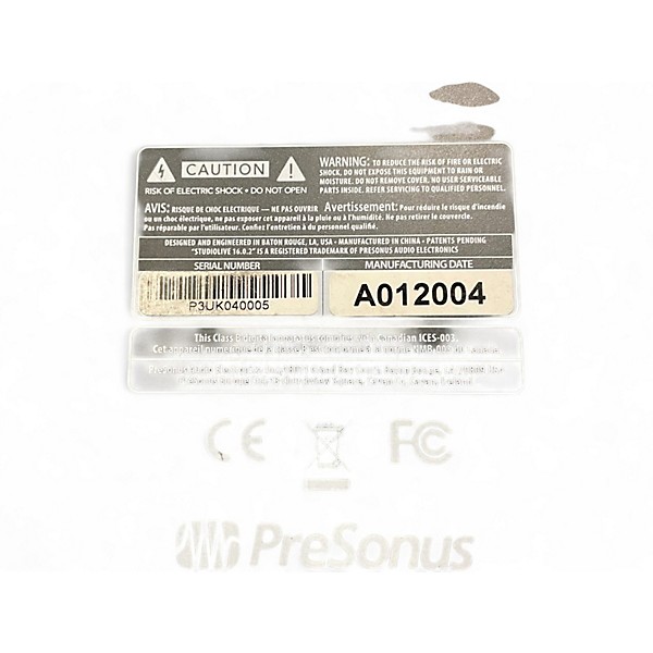 Used PreSonus StudioLive 16.0.2 USB Digital Mixer