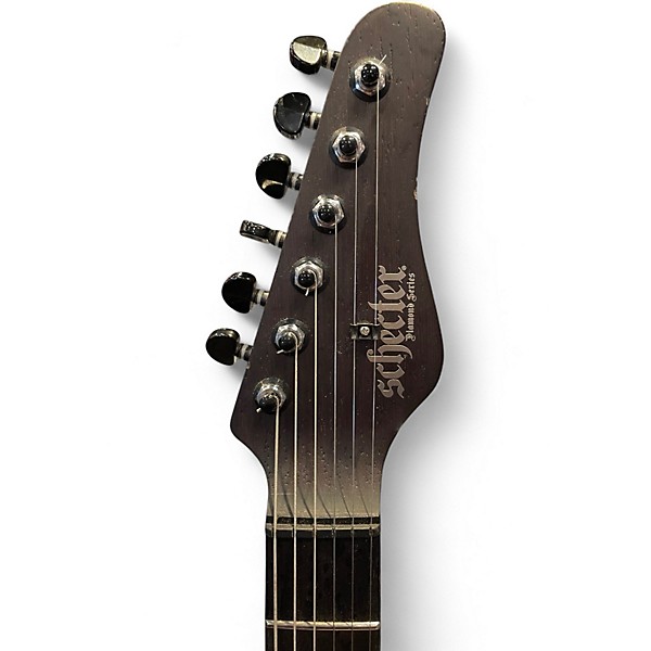 Used Schecter Guitar Research SUN VALLEY SUPER SHREDDER EXOTIC HT ZIRICOTE NATURAL SATIN Solid Body Electric Guitar