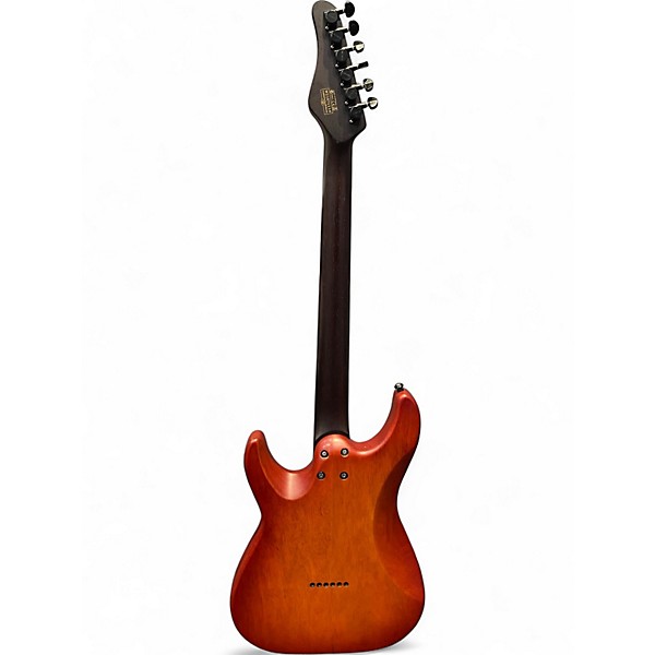 Used Schecter Guitar Research SUN VALLEY SUPER SHREDDER EXOTIC HT ZIRICOTE NATURAL SATIN Solid Body Electric Guitar