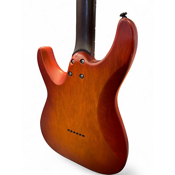 Used Schecter Guitar Research SUN VALLEY SUPER SHREDDER EXOTIC HT ZIRICOTE NATURAL SATIN Solid Body Electric Guitar