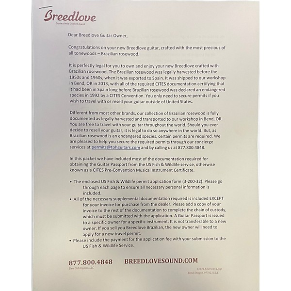 Used Breedlove JOURNEY CONCERT LTD Natural Acoustic Electric Guitar