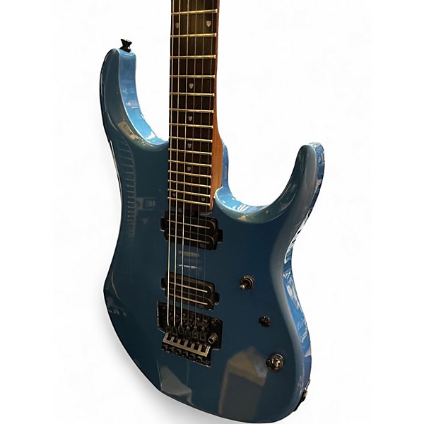 Used Sterling by Music Man JP16 Blue Solid Body Electric Guitar