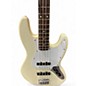 Used Fender Standard Jazz Bass WHITE Electric Bass Guitar