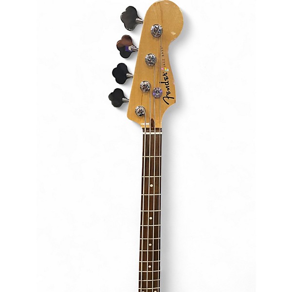 Used Fender Standard Jazz Bass WHITE Electric Bass Guitar