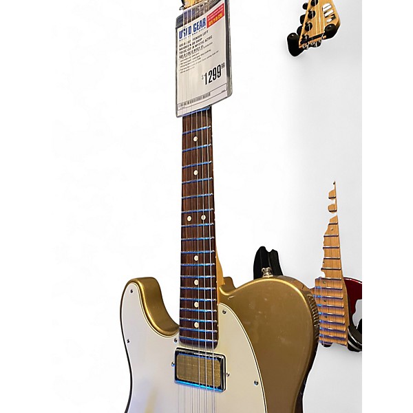 Used 2023 Fender LEFT HANDED MOD SHOP TELECASTER Mystic Aztec Gold Solid Body Electric Guitar