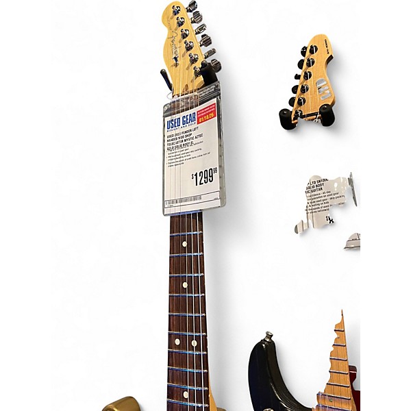 Used 2023 Fender LEFT HANDED MOD SHOP TELECASTER Mystic Aztec Gold Solid Body Electric Guitar