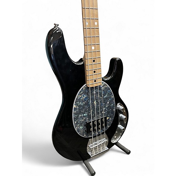 Used Sterling by Music Man STRING RAY Black Electric Bass Guitar