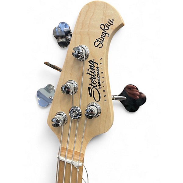 Used Sterling by Music Man STRING RAY Black Electric Bass Guitar