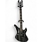 Used Schecter Guitar Research syn standard Black and White Solid Body Electric Guitar thumbnail