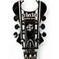 Used Schecter Guitar Research syn standard Black and White Solid Body Electric Guitar