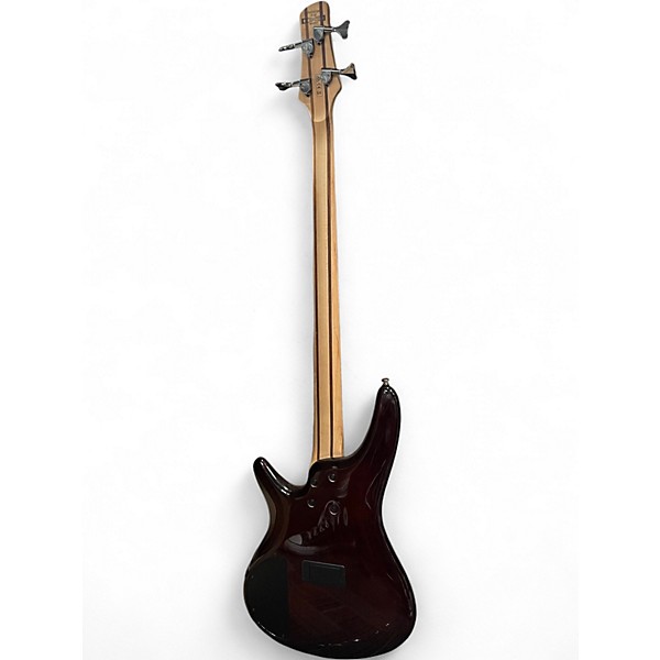 Used Ibanez SR400EQM DRAGON EYE BURST Electric Bass Guitar