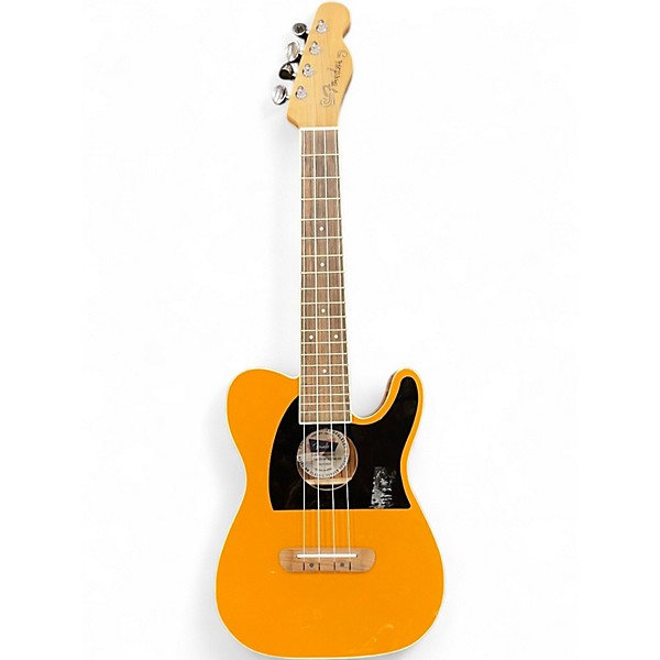 Used Fender Fullerton Telecaster Acoustic-Electric Ukulele Butterscotch Blonde Ukulele