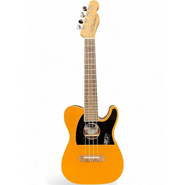 Used Fender Fullerton Telecaster Acoustic-Electric Ukulele Butterscotch Blonde Ukulele
