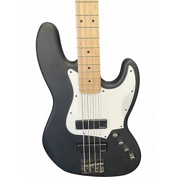 Used Squier Contemporary Active Jazz Bass Black Electric Bass Guitar