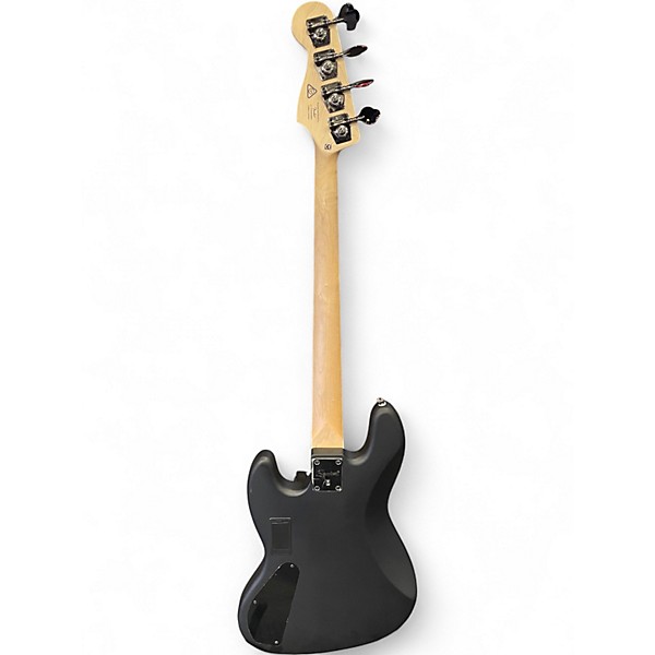 Used Squier Contemporary Active Jazz Bass Black Electric Bass Guitar