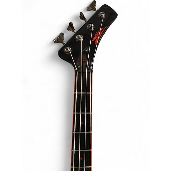Used Washburn B5 Black Electric Bass Guitar