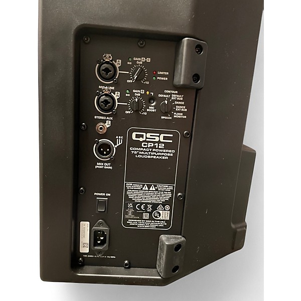 Used QSC CP12 Power Amp