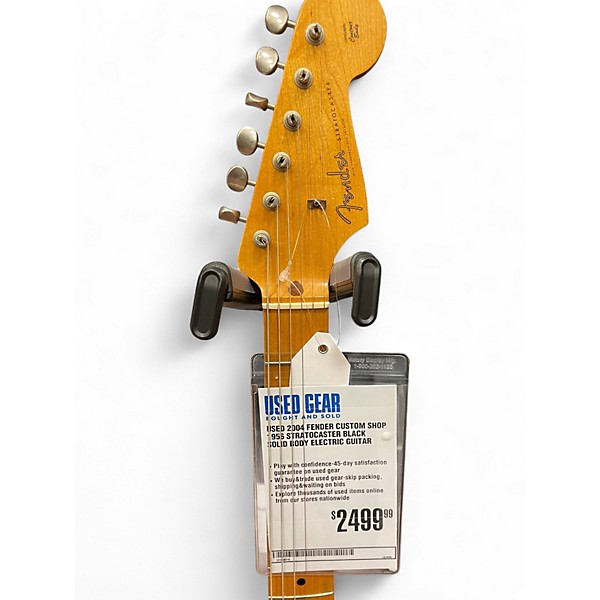 Used 2004 Fender CUSTOM SHOP 1956 STRATOCASTER Black Solid Body Electric Guitar