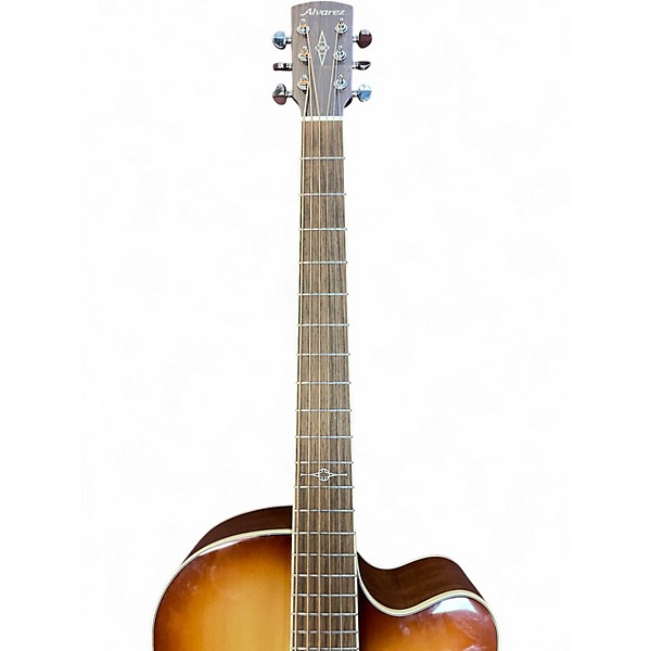Used Alvarez ABT60ce Baritone shaded edge burst Acoustic Electric Guitar