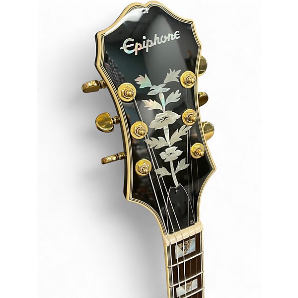 Used Epiphone Sheraton II Plus Ebony Hollow Body Electric Guitar