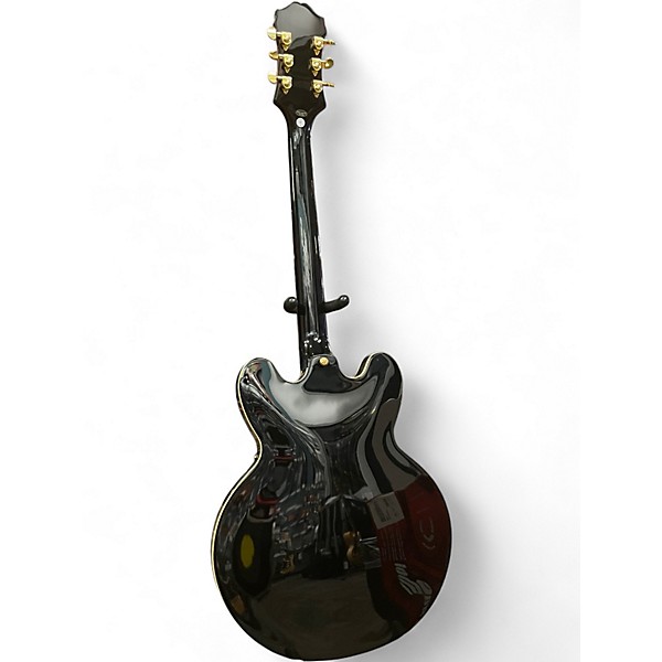 Used Epiphone Sheraton II Plus Ebony Hollow Body Electric Guitar