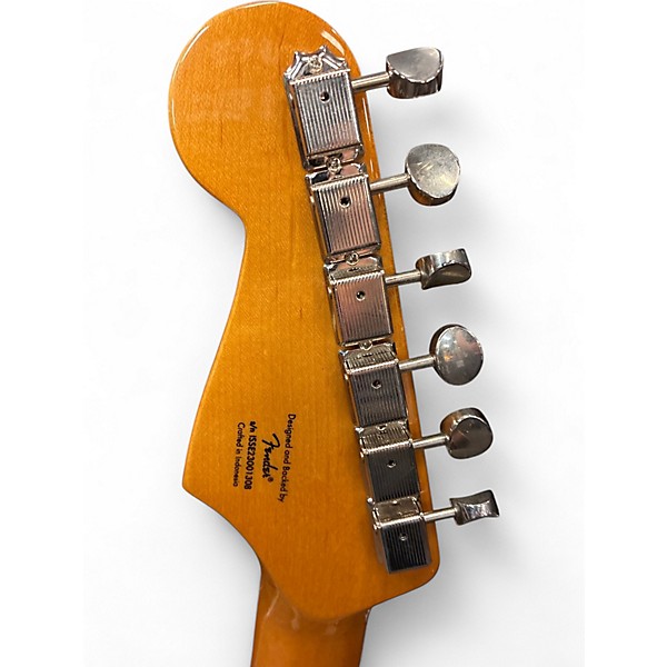 Used Squier Classic Vibe Stratocaster Black Solid Body Electric Guitar