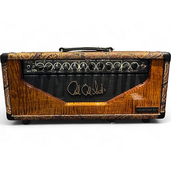 Used PRS Custom 50 Paisley Tube Guitar Amp Head