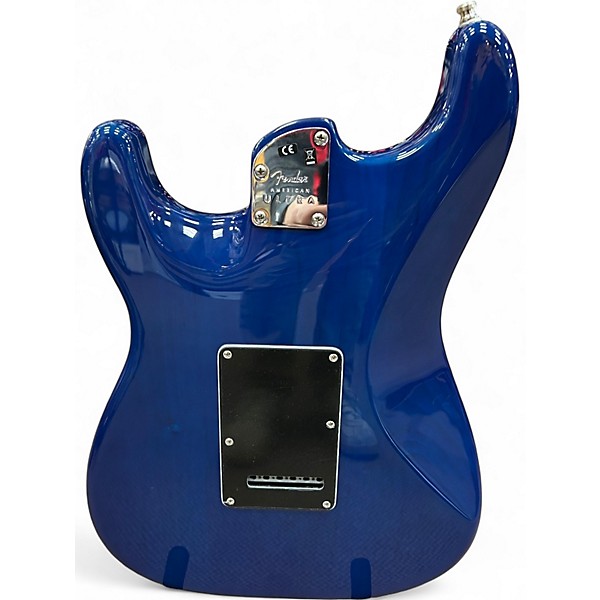 Used Fender American Ultra Stratocaster Ebony Fingerboard LTD EditioN DENIM Solid Body Electric Guitar