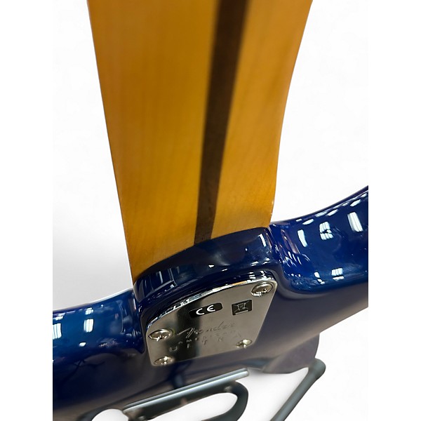 Used Fender American Ultra Stratocaster Ebony Fingerboard LTD EditioN DENIM Solid Body Electric Guitar