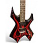 Used B.C. Rich Warlock black and red Solid Body Electric Guitar