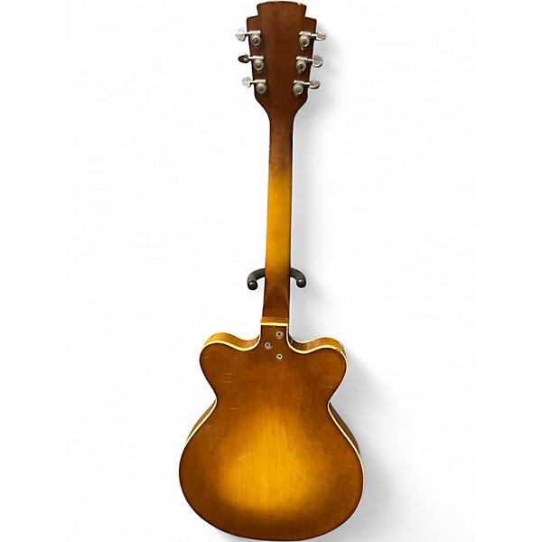 Vintage 1960s Kay Jazz II Natural Hollow Body Electric Guitar