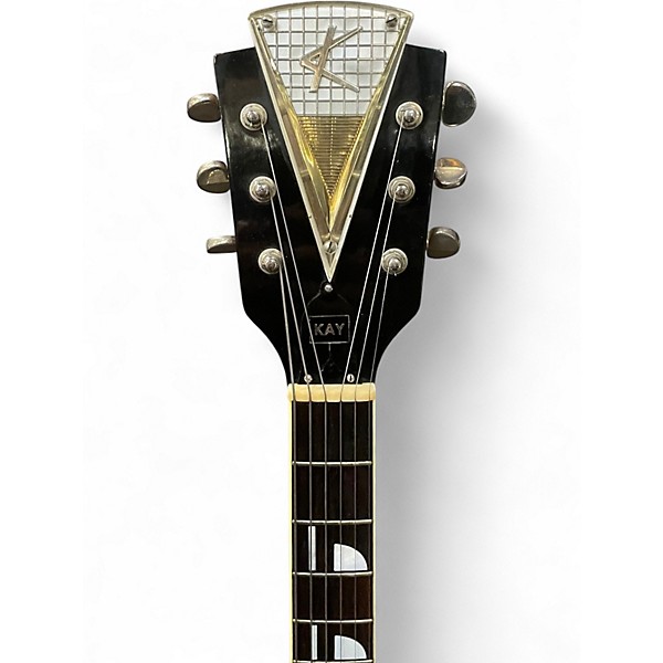 Vintage 1960s Kay Jazz II Natural Hollow Body Electric Guitar