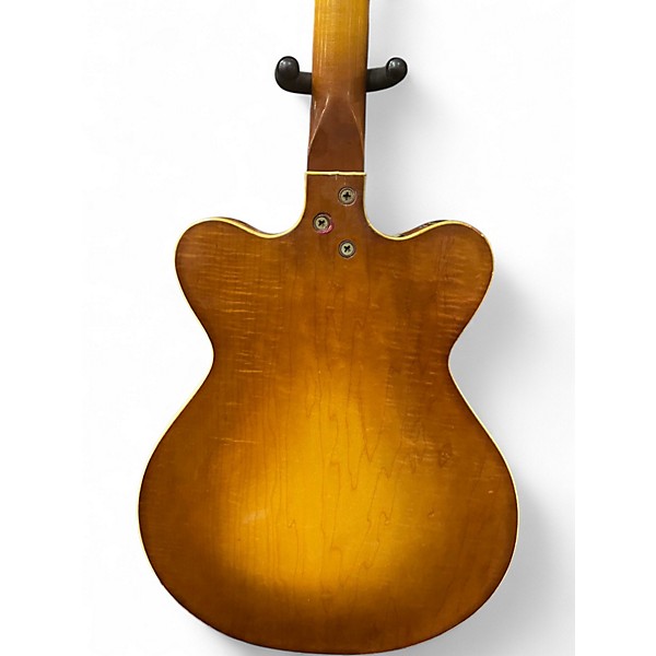 Vintage 1960s Kay Jazz II Natural Hollow Body Electric Guitar