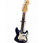 Used 2005 Fender Standard Stratocaster HSS Upgrade Blue Solid Body Electric Guitar thumbnail