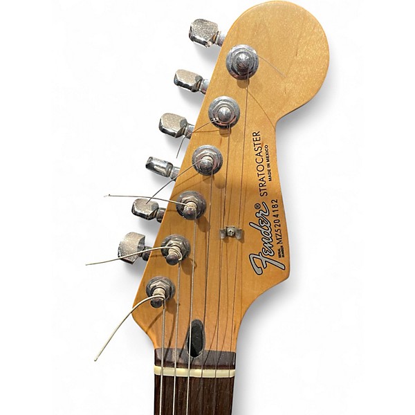 Used 2005 Fender Standard Stratocaster HSS Upgrade Blue Solid Body Electric Guitar