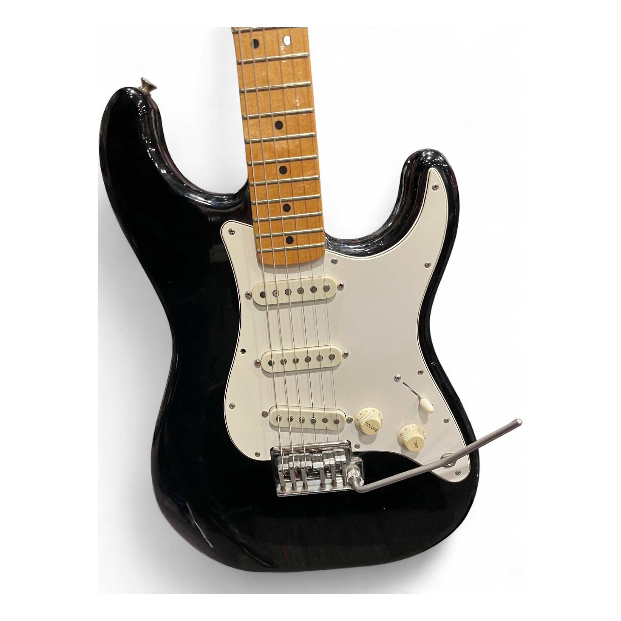 Vintage 1987 Fender American Standard Stratocaster Black Solid