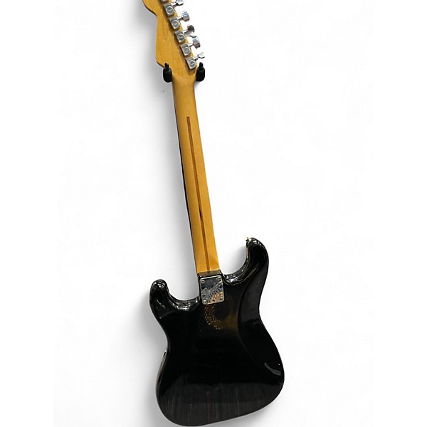 Vintage 1987 Fender American Standard Stratocaster Black Solid Body Electric Guitar