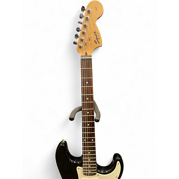 Used Squier Affinity Stratocaster Black Solid Body Electric Guitar