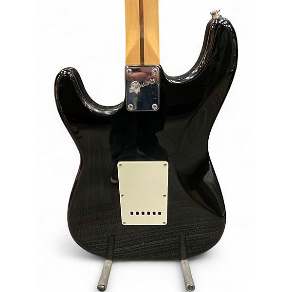 Used Squier Affinity Stratocaster Black Solid Body Electric Guitar