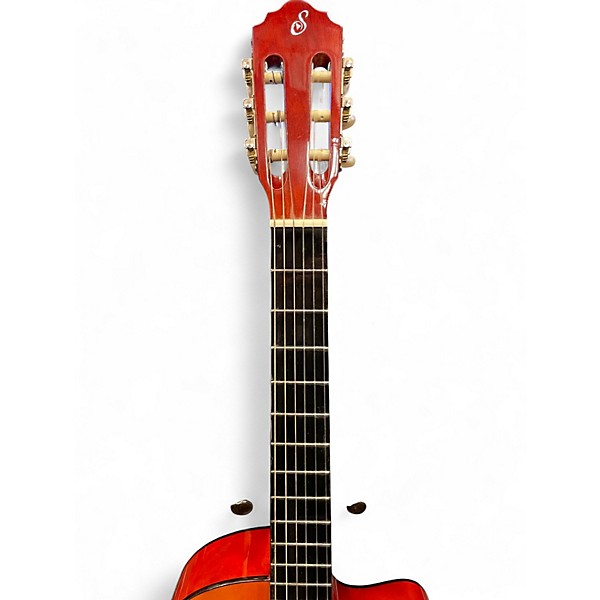 Used Start NF-14 Natural Classical Acoustic Electric Guitar