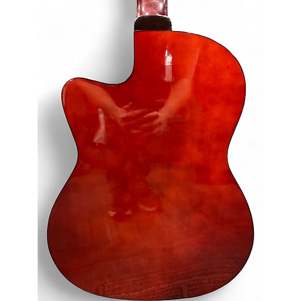 Used Start NF-14 Natural Classical Acoustic Electric Guitar