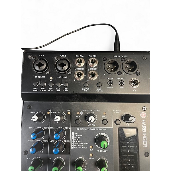 Used Harbinger LX8 Powered Mixer