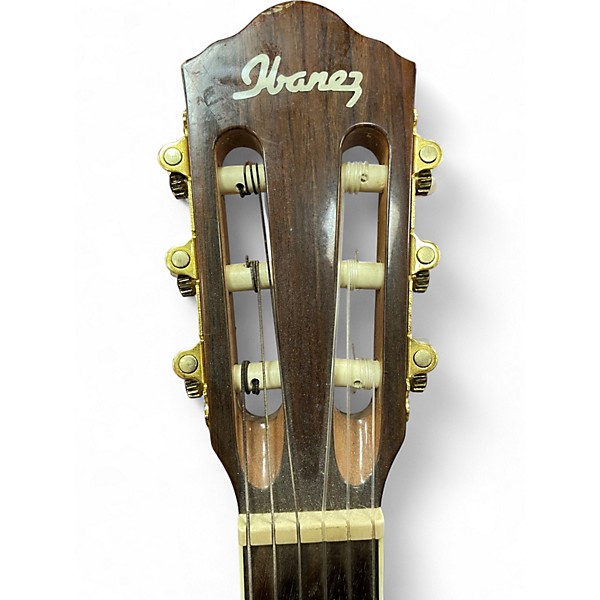 Used Ibanez AEG10NII Natural Classical Acoustic Electric Guitar